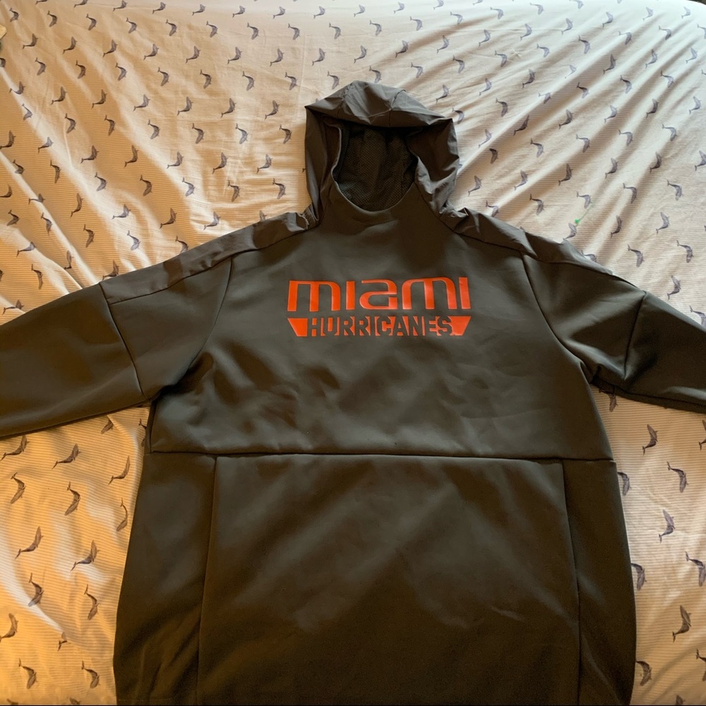 Team Issued Miami Hurricanes Hoodie